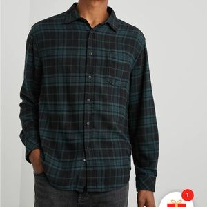 Rails Mens Size XL Lennox Shirt Green Plaid Emerald Shadow Button Down Shirt New